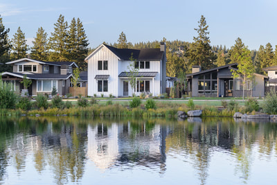 Custom home in Bend, Oregon Northwest Crossing built by Structure Development NW an award winning homebuilder in Central Oregon. Farmhouse Style home with stunning interior design.